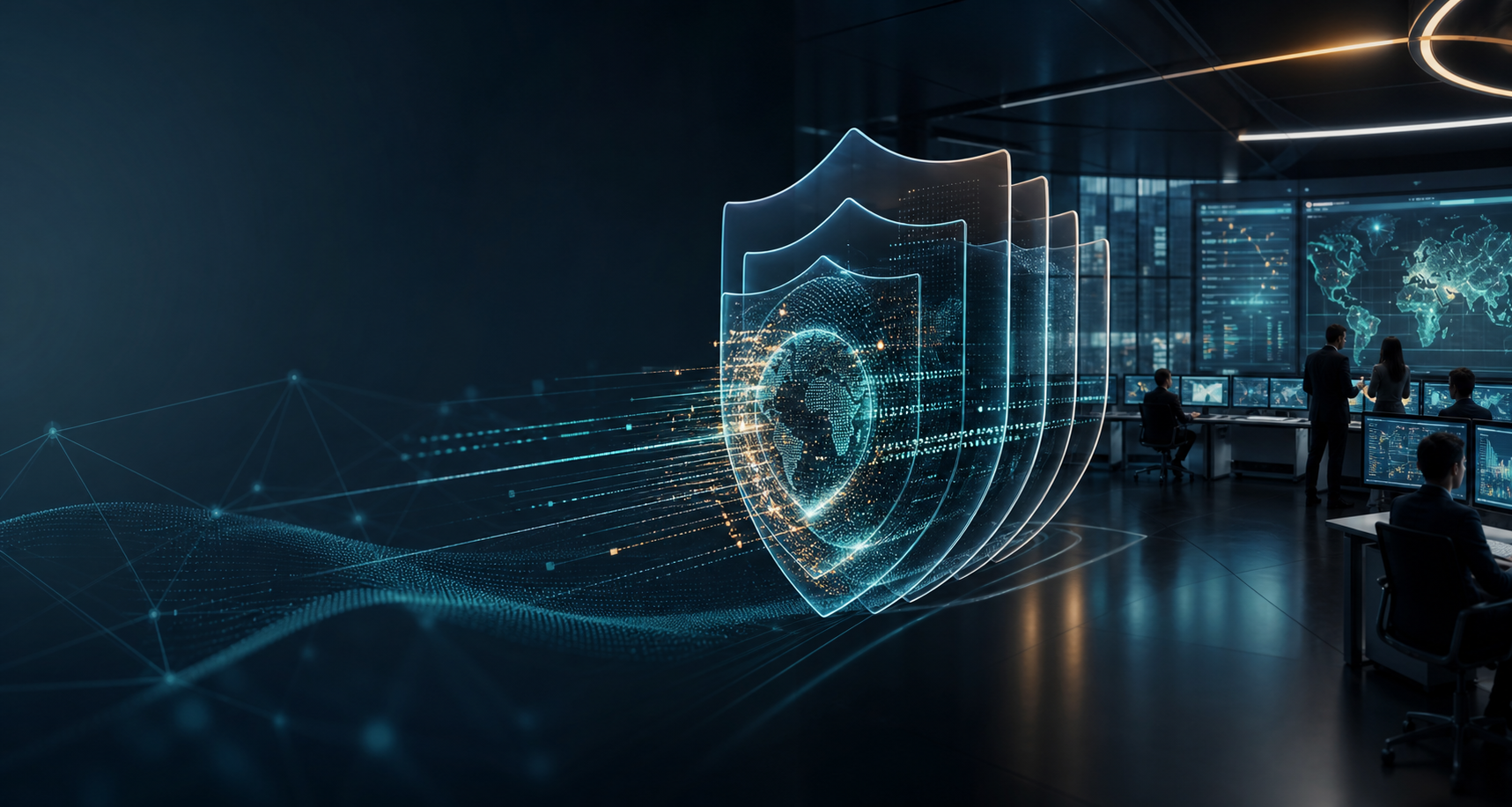 Abstract security operations environment with network defense layers